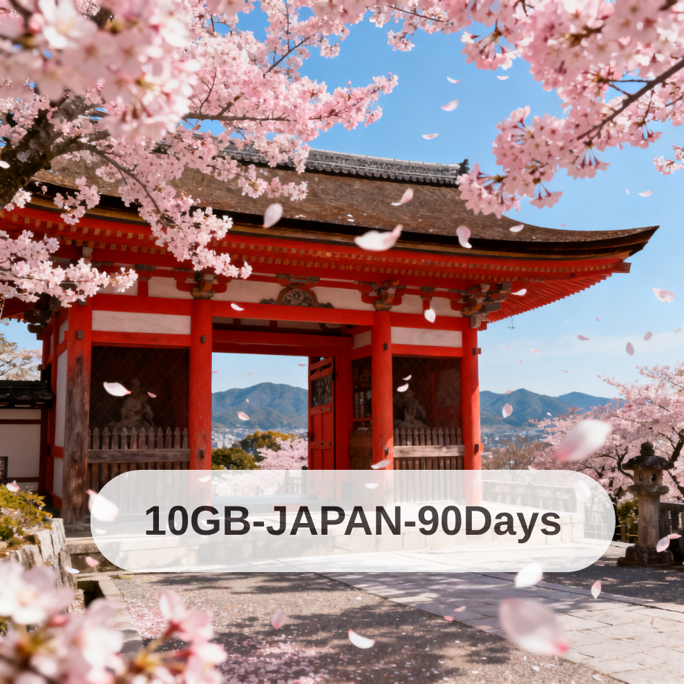 10GB-Japan-90 Days
